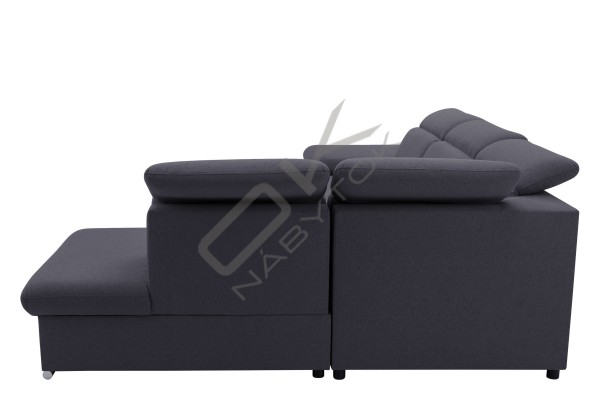 Moderná luxusná sedacia súprava ALDO - tmavosivá