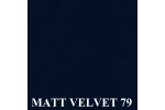 Matt velvet 79 dark blue